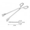 Hongu Pinza cucina barbecue acciaio forbici set BBQ carne pesce ute...