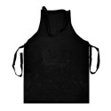 Grembiule da cucina paravanti per pizzeria bar chef cuoco con tasca nero 85x60cm