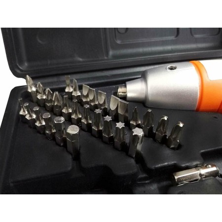 Avvitatore cordless 4,8v ricaricabile 44 accessori avvitare forare tuoye tools