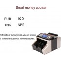 Rilevatore banconote portatile rileva conta soldi euro verifica falsi bill count