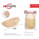 Eco coppette barchette medi finger food legno di pino ciotole buffet porta riso