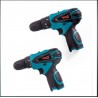 Hongu Set Trapano e avvitatore batteria litio valigetta 18v no fili...