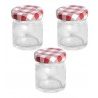 Hongu Vaso barattolo boccaccio base circolare vetro 45 ml con tappi...