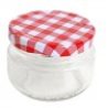 Hongu Vaso barattolo boccaccio base circolare vetro 140 ml con tapp...