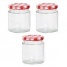 Hongu Vaso barattolo boccaccio base circolare vetro 250 ml con tapp...