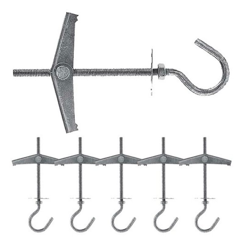 Iron Tasselli farfalla 6 pezzi occhiello aperto M4 fissaggio soffit...
