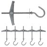 Iron Tasselli farfalla 6 pezzi occhiello aperto M4 fissaggio soffit...