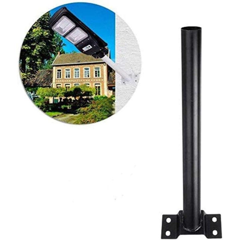 Hongu Staffa palo metallo per lampione stradale solare 45cm univers...