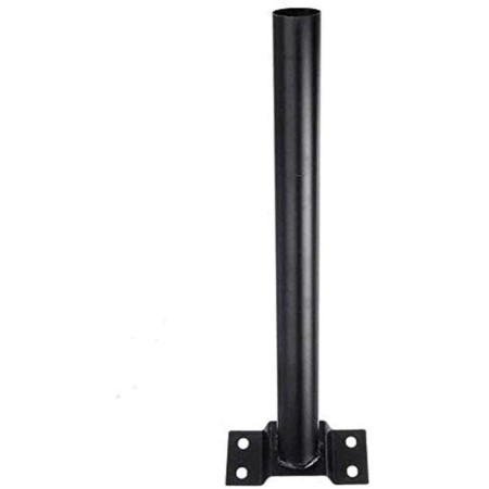 Staffa palo metallo per lampione stradale solare 45cm universale supporto faro