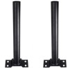 Hongu 2x Staffa palo metallo per lampione stradale solare 45cm univ...