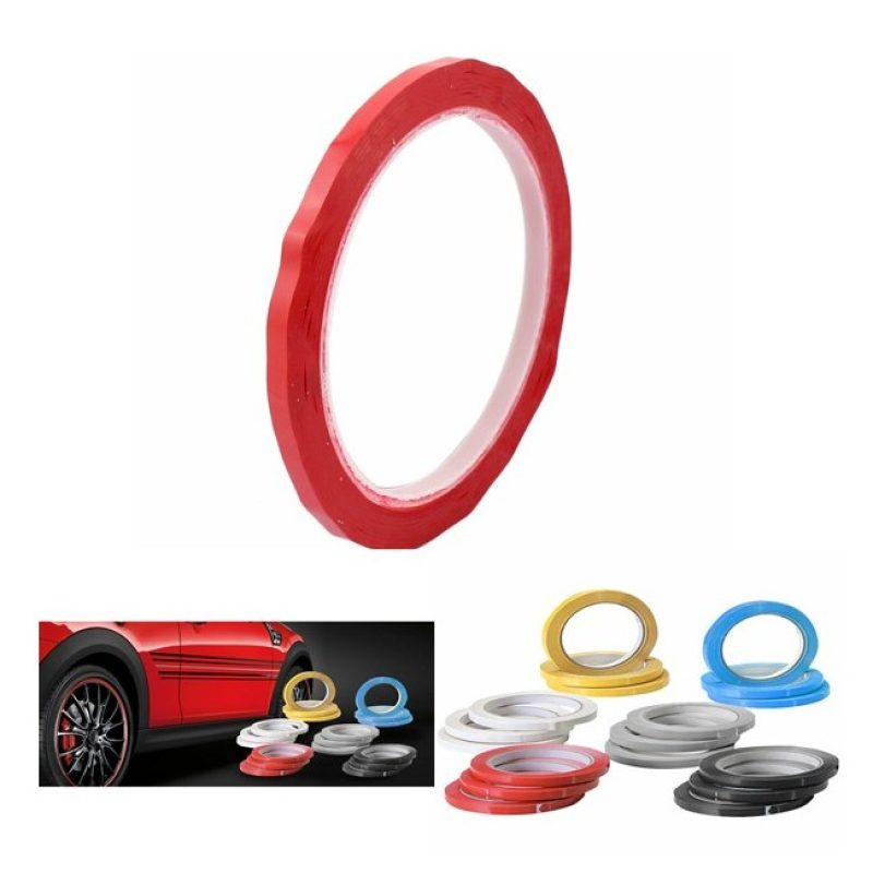 Hongu Nastro adesivo auto moto carrozzeria cerchi rosso varie misur...