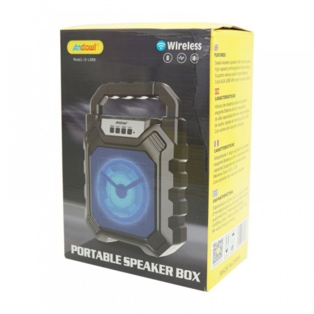 Cassa portatile Q-L688 radio fm usb sd aux mp3 bluetooth smartphone speaker