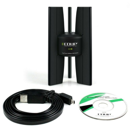 Adattatore ricevitore wifi edup usb pc laptop ricezione segnale wireless 2.4 ghz