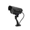 Finta telecamera di sorveglianza finte per esterno interno led lampeggiante 360°