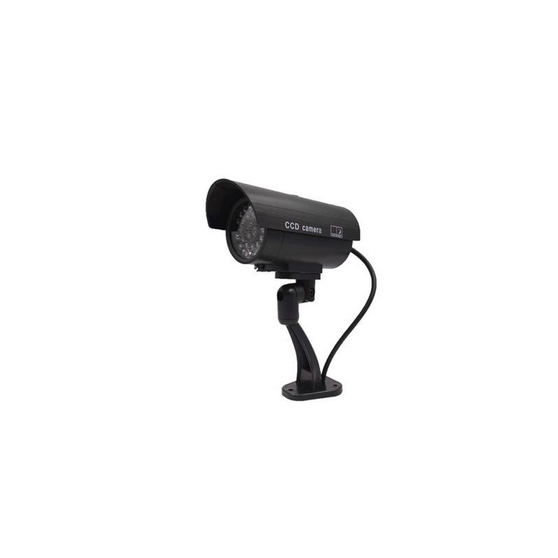 Finta telecamera di sorveglianza finte per esterno interno led lampeggiante 360°