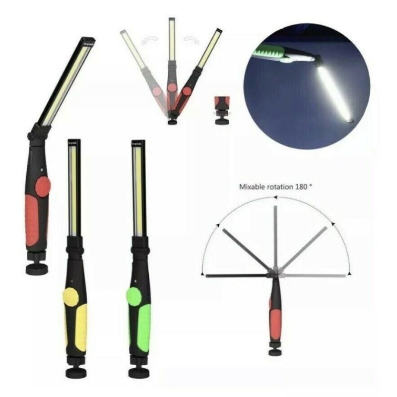 Driwei lampada da lavoro portatile a led con calamita luce bianco g...