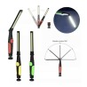 Driwei lampada da lavoro portatile a led con calamita luce bianco g...