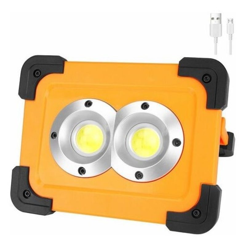 DRIWEI Lampada emergenza 32 LED COB ricaricabile lavoro portatile e...