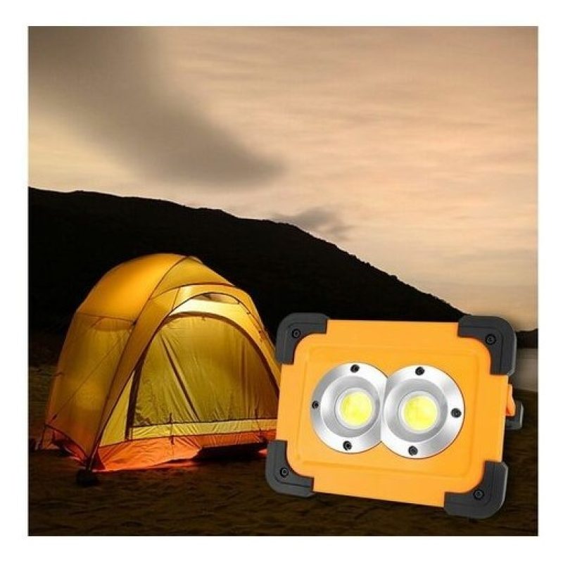 DRIWEI Lampada emergenza 32 LED COB ricaricabile lavoro portatile e...