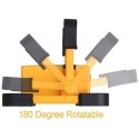Lampada emergenza 32 LED COB ricaricabile lavoro portatile energia solare B0265
