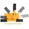 DRIWEI Lampada emergenza 32 LED COB ricaricabile lavoro portatile e...