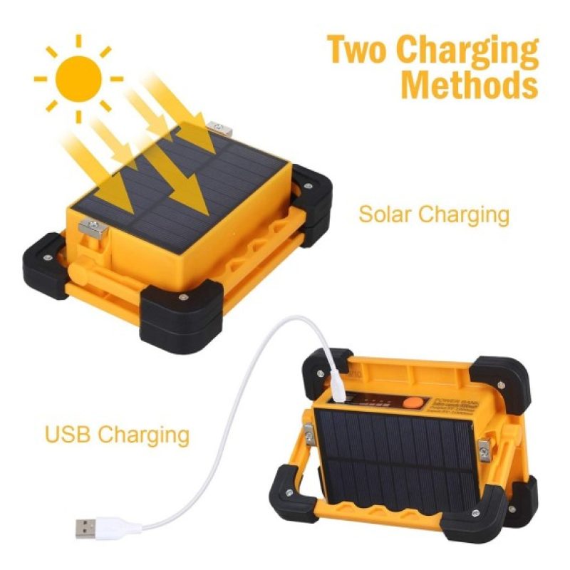 DRIWEI Lampada emergenza 32 LED COB ricaricabile lavoro portatile e...