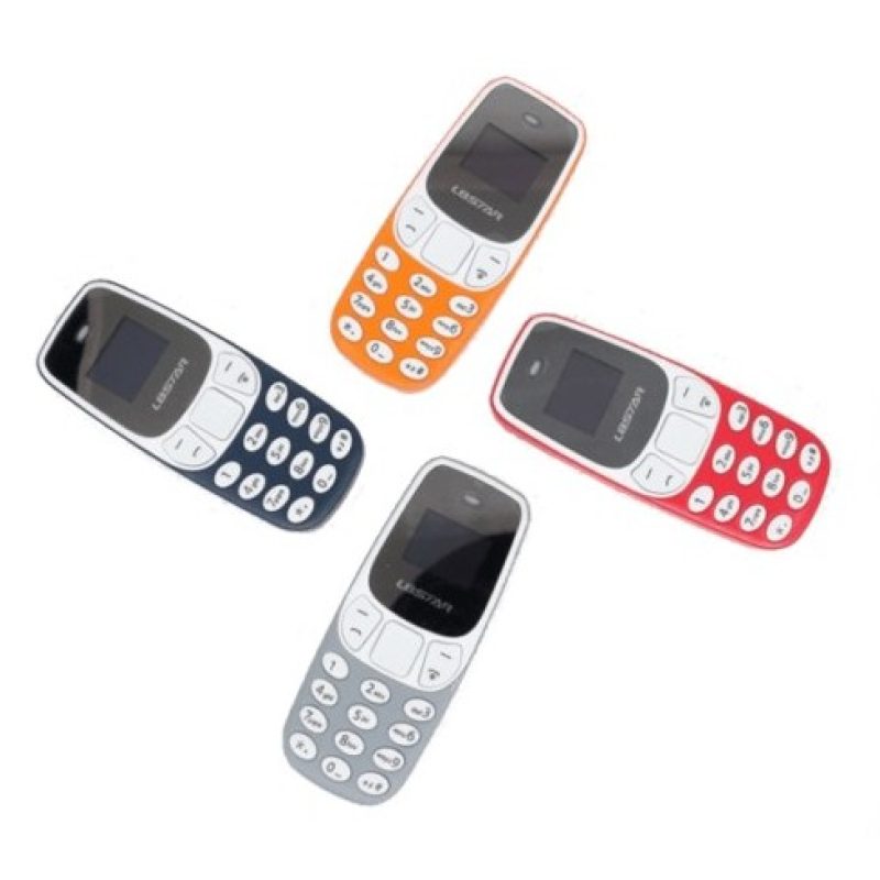 Hongu Mini telefono cellulare tascabile L8star BM10 dual sim blueto...
