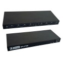Splitter hub sdoppiatore segnale HDMI FULL HD 1080P 8 uscite amplificate 3D 1x8