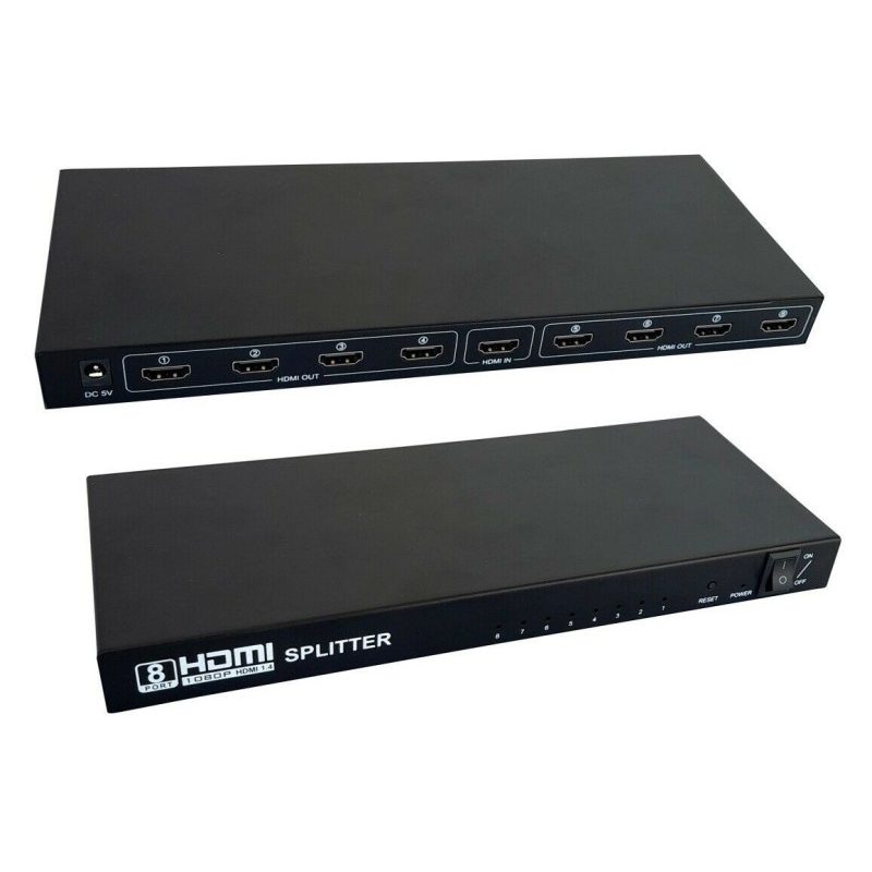 Hongu Splitter hub sdoppiatore segnale HDMI FULL HD 1080P 8 uscite ...