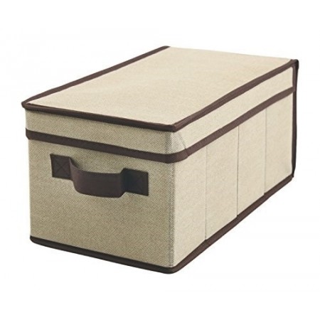 3 box contenitori scatole per armadio salvaspazio organizzatore armadio vestiti