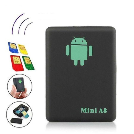 Mini A8 USB GPS Tracker Satellitare Antifurto GSM/GPRS localizzatore vocale GSM