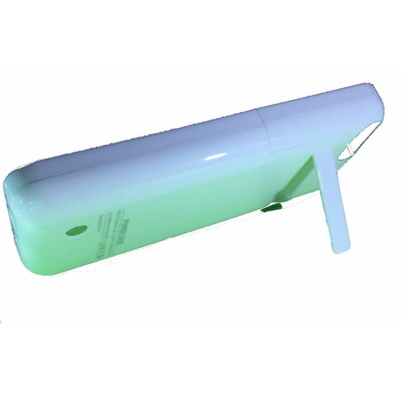 Cover Caricabatteria Bianca iPhone5G 5C 5S Batteria Supplementare Power Bank