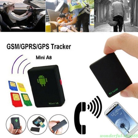 Mini A8 USB GPS Tracker Satellitare Antifurto GSM/GPRS localizzatore vocale GSM