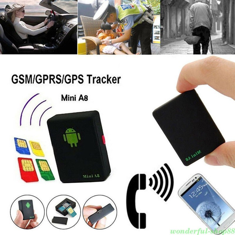 Hongu Mini A8 USB GPS Tracker Satellitare Antifurto GSM/GPRS locali...