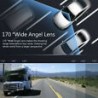 Hongu Camera auto anteriore 1080p Wi-Fi DVR dash-cam video macchina...