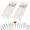 2 set 15 pennelli di precisione manicure ricostruzione decorazione unghie nail