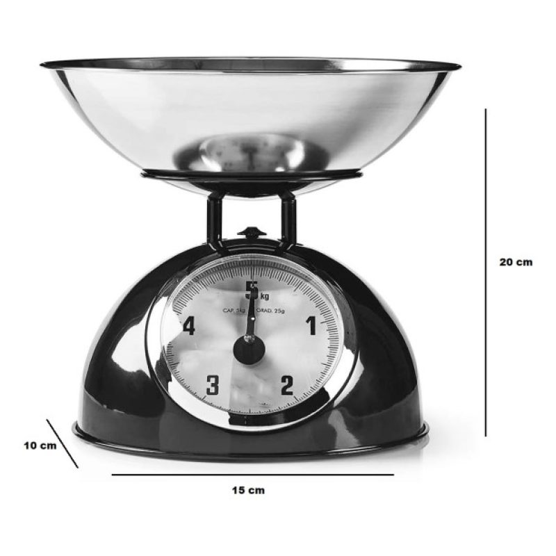 DRIWEI Bilancia Driwei da cucina digitale stile retro da 25 gr a 5 ...