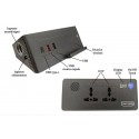 Multipresa caricabatterie da auto accendisigari USB wireless stazione ricarica