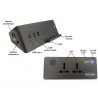 Hongu Multipresa caricabatterie da auto accendisigari USB wireless ...
