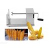 Taglia affetta patate a spirale in acciaio inox professionale chips ricciolo