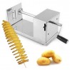 Taglia affetta patate a spirale in acciaio inox professionale chips ricciolo