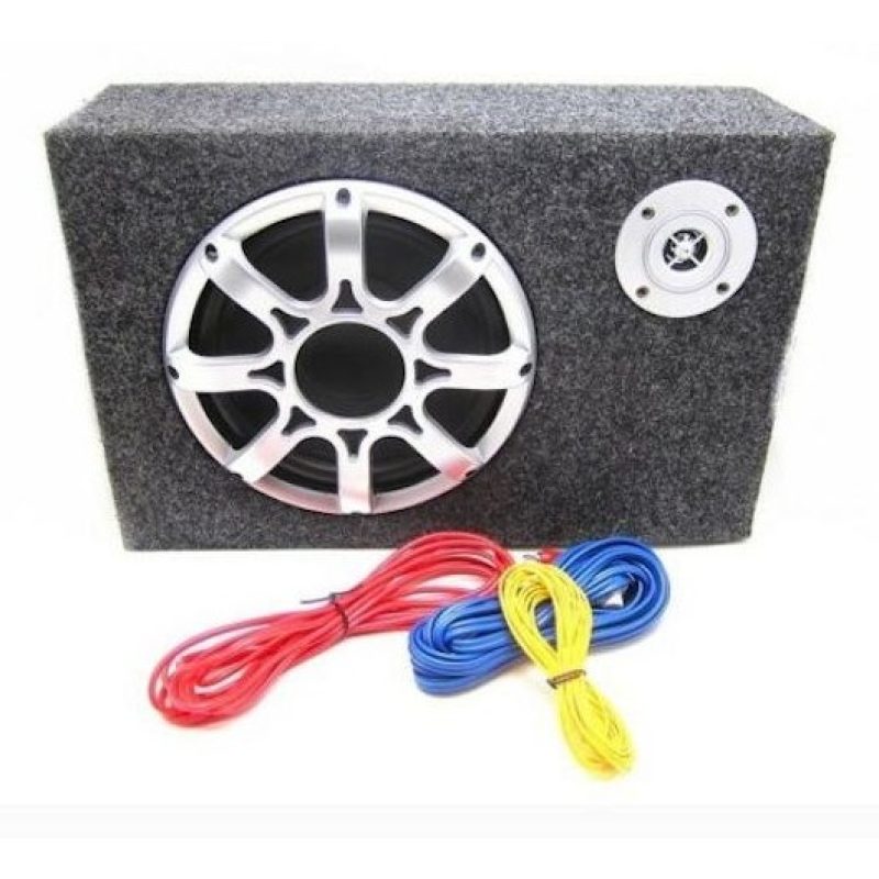 Hongu Subwoofer amplificato rettangolare attivo cassa base reflex a...