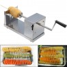 Taglia affetta patate a spirale in acciaio inox professionale chips ricciolo