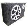 Hongu Subwoofer amplificato rettangolare attivo cassa base reflex a...