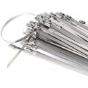 70 100 fascette per tubi morsetto metalliche in acciaio lunghe 300 200 150 mm