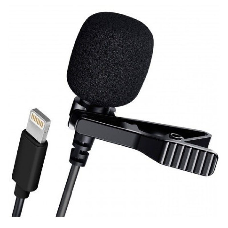 Hongu Microfono lavalier lighting aux miscro usb smartphone cellula...