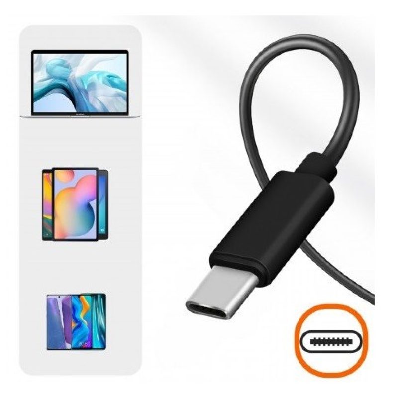 Hongu Microfono lavalier lighting aux miscro usb smartphone cellula...