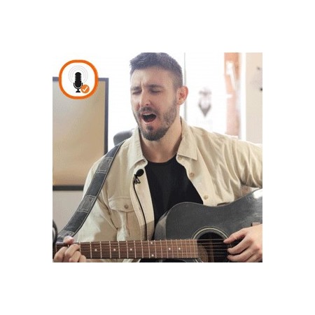 Microfono lavalier lighting aux miscro usb smartphone cellulare registrare interviste voce