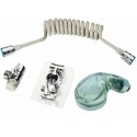Set di doccetta per lavabo bagno prolunga rubinetto miscelatore doccino acciaio