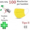APC Mask Collection 100x MASCHERINE TIPO II BAMBINI CERTIFICATE CE ...